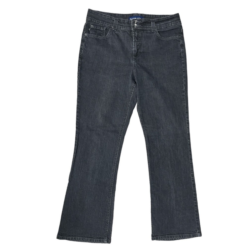 Bandolindblu Arianna Bootcut Women Denim Stretch Jeans Size 12 Black